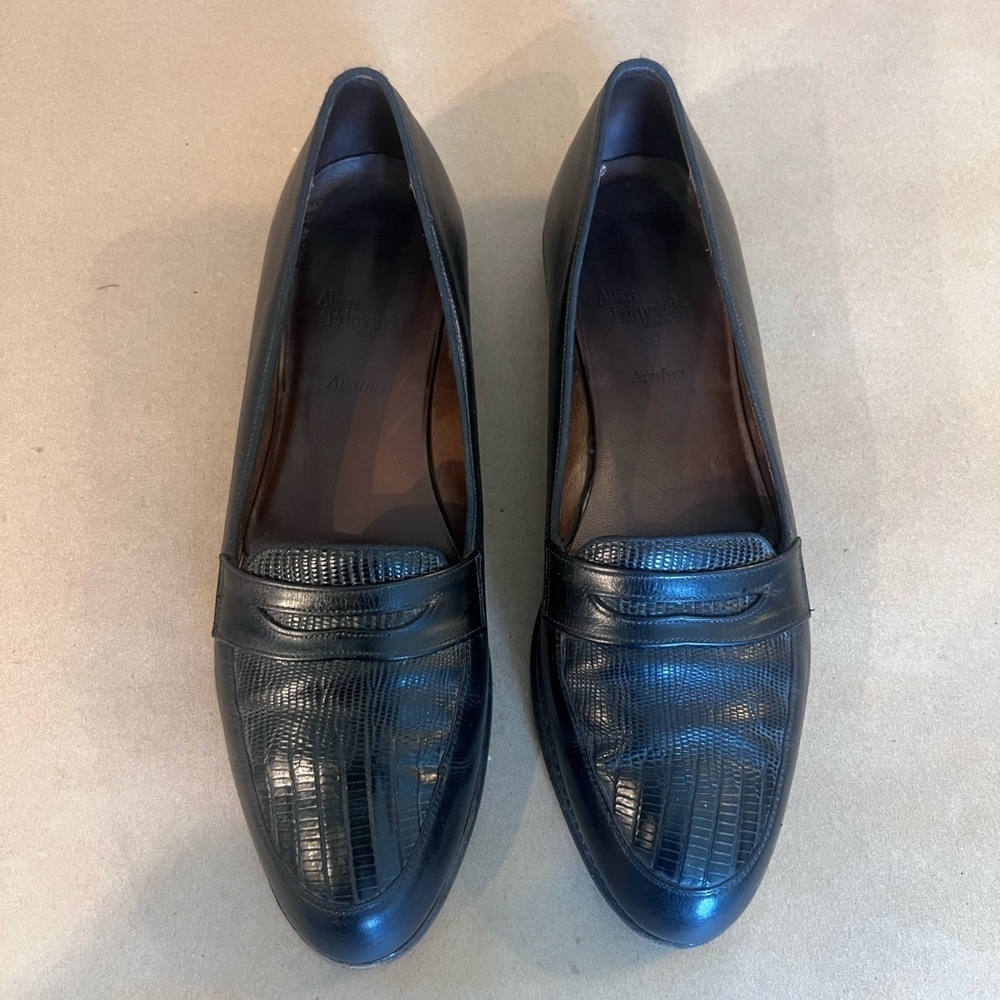 Allen Edmonds Avalon Black Genuine Leather Penny Loafers Women’s Size US 10 B